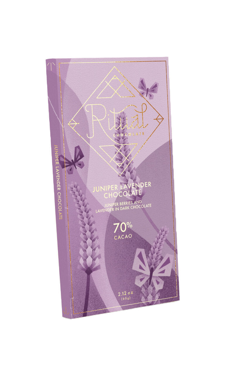 Juniper Lavender Chocolate – Ritual Chocolate