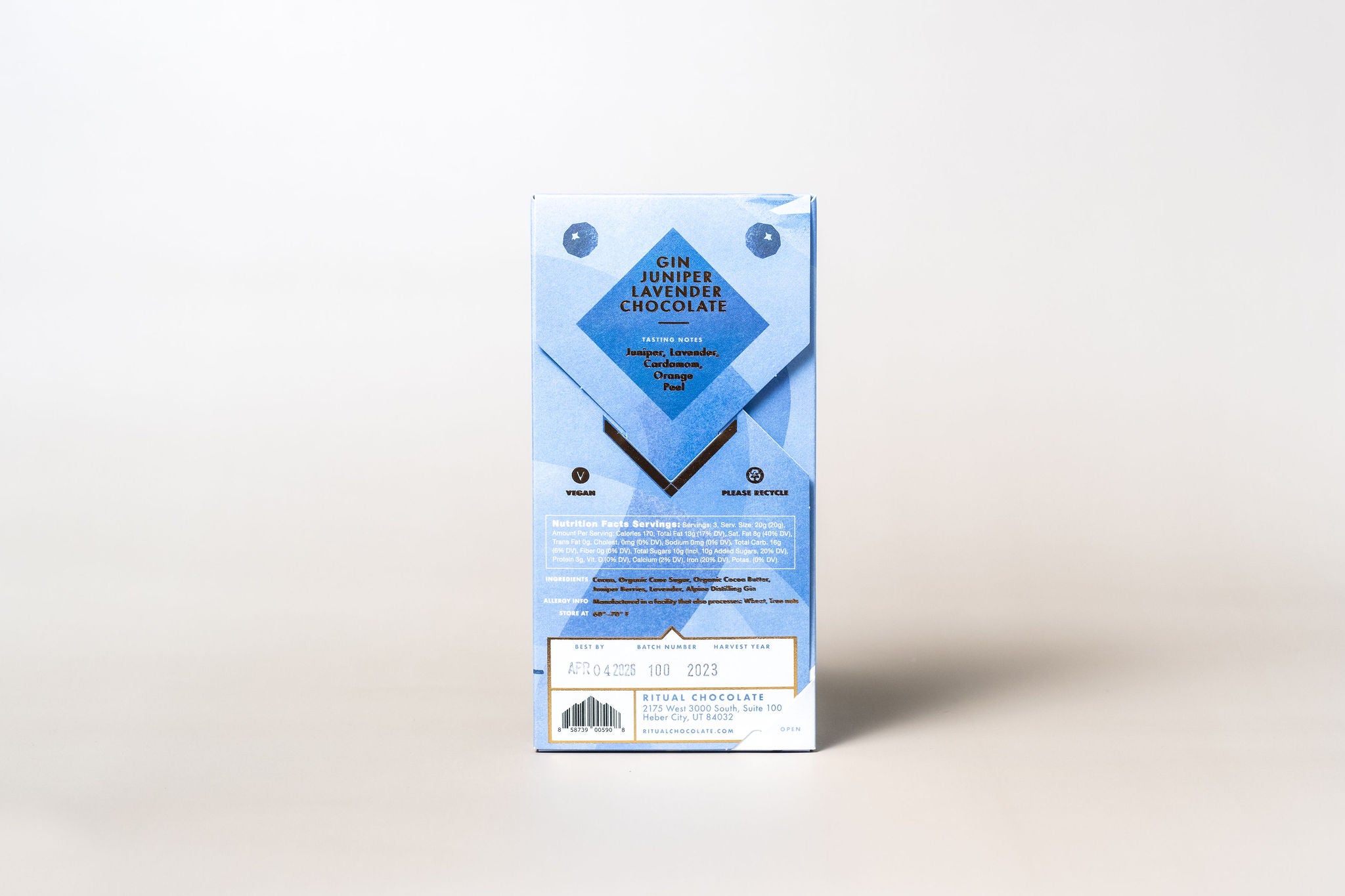 Gin Juniper Lavender – Ritual Chocolate