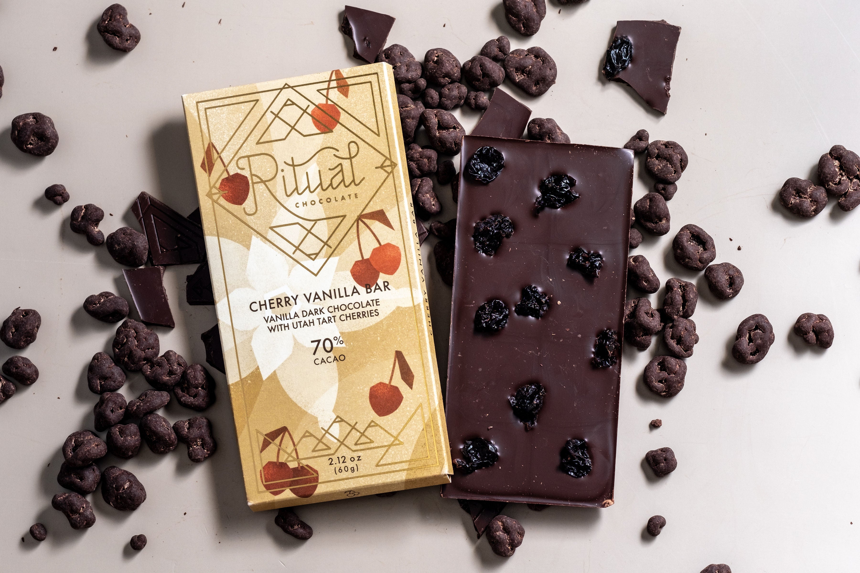 Cherry Vanilla Bar – Ritual Chocolate