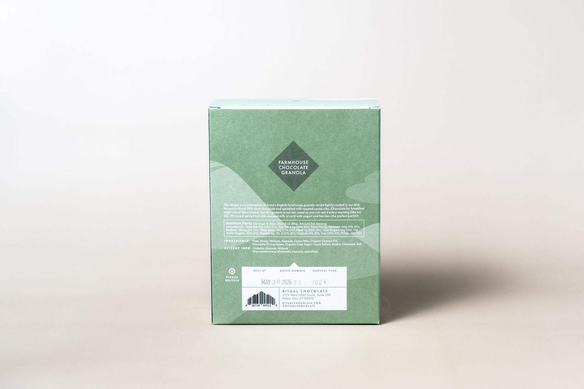 Farmhouse Chocolate Granola – Ritual Chocolate